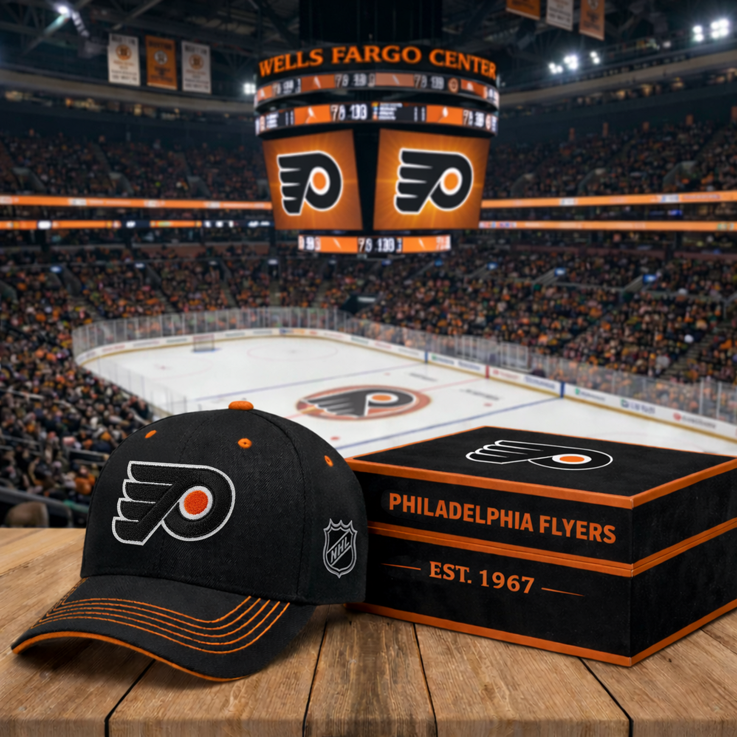 PHI x NHL Classic Fan Snapback Hat NAK NHT