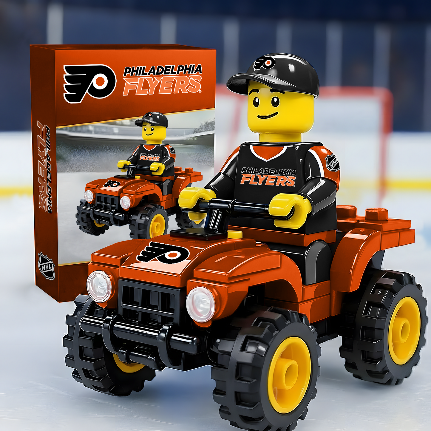PHI X NHL Team Off-Road Vehicle Building Block Set NAK NHT