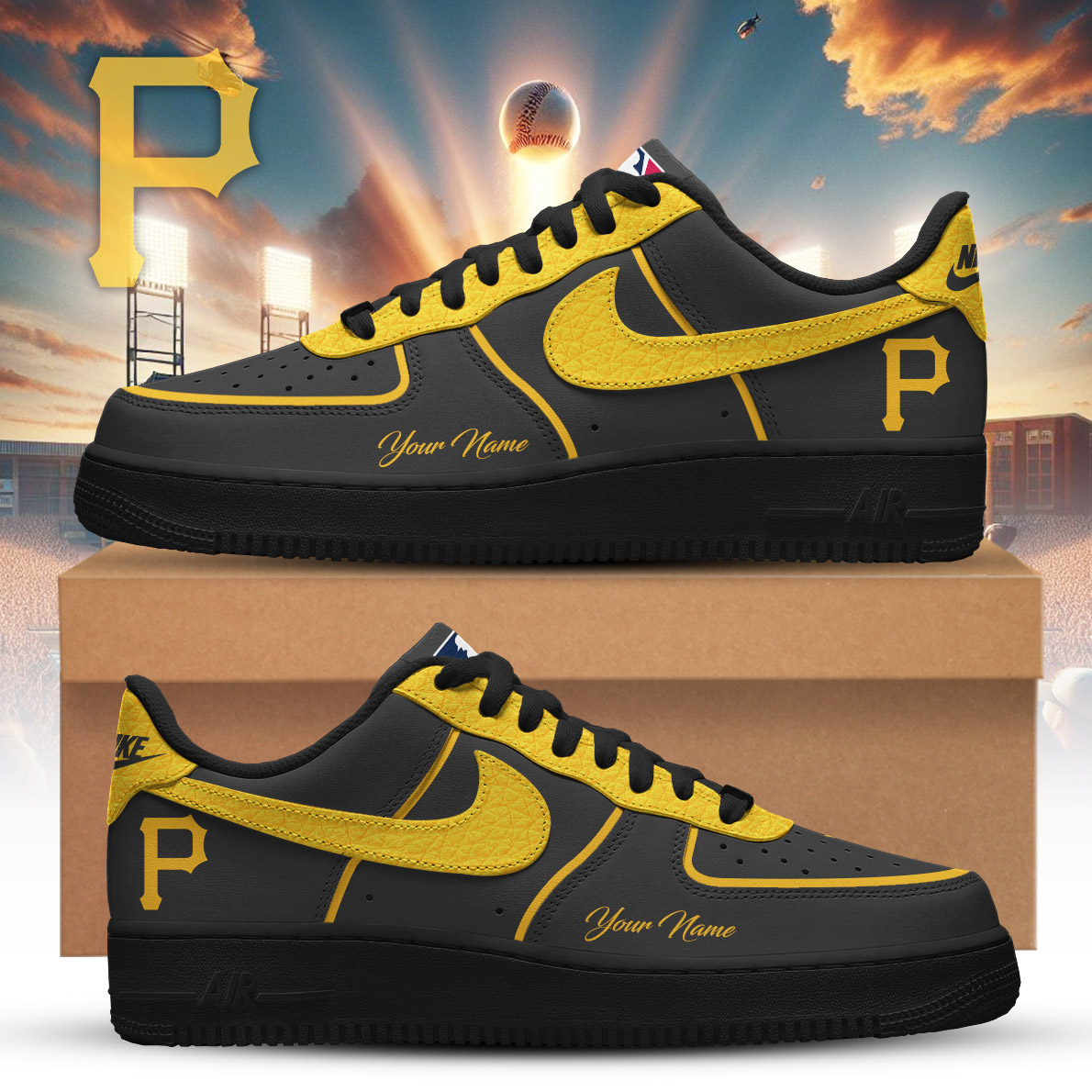 PIT x MLB Premium Air Force 1 Orchard DDT CTND