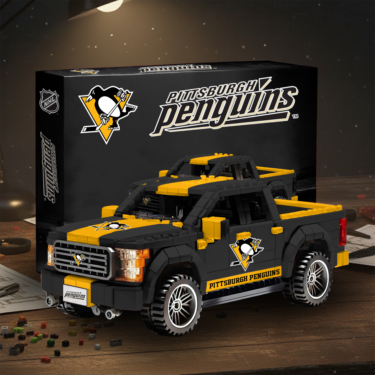 PP NHL 3D Racing Truck Model Building Block Set V1 NAK NHT