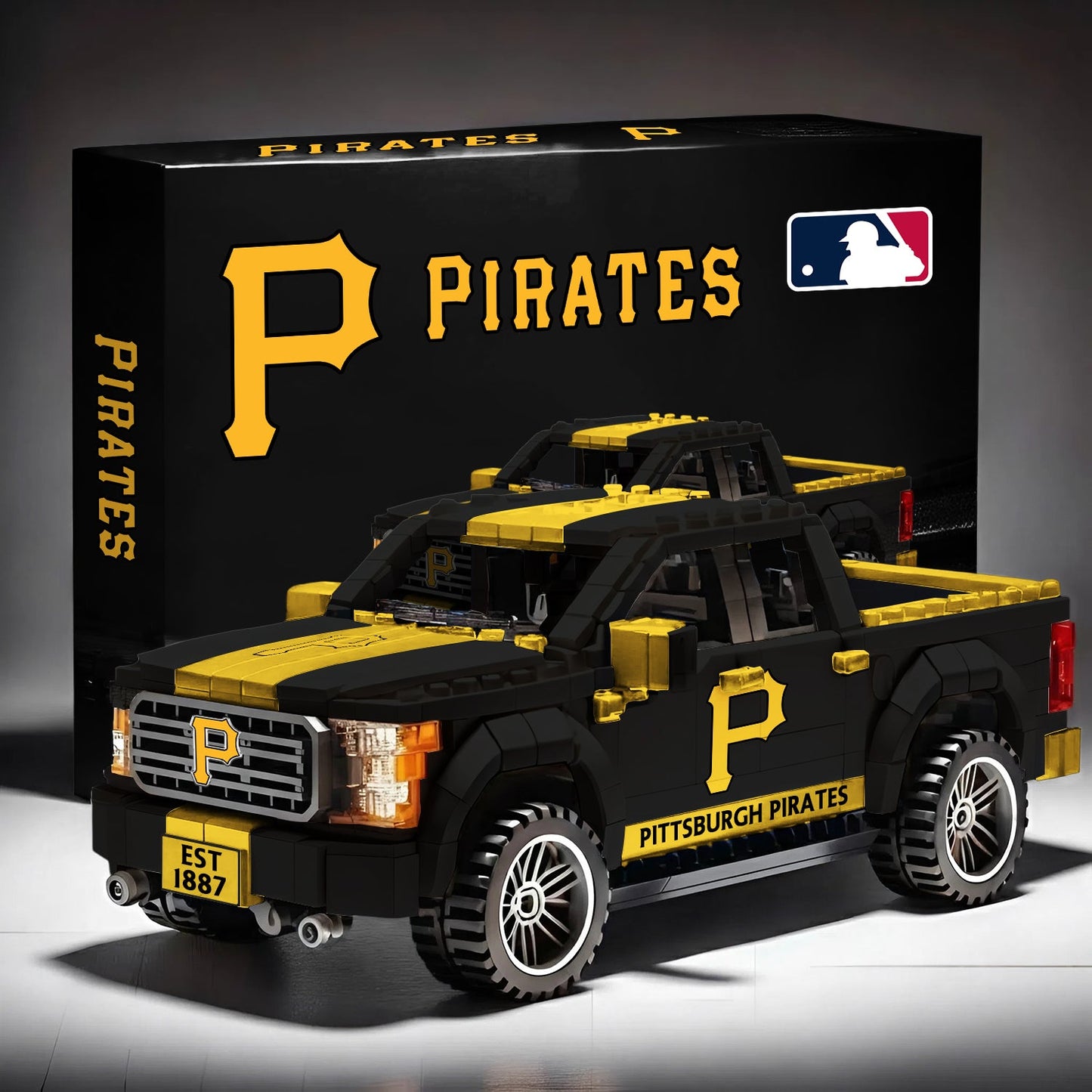 PP x MLB 3D Racing Truck Model Building Block Set V1 NAK NHM