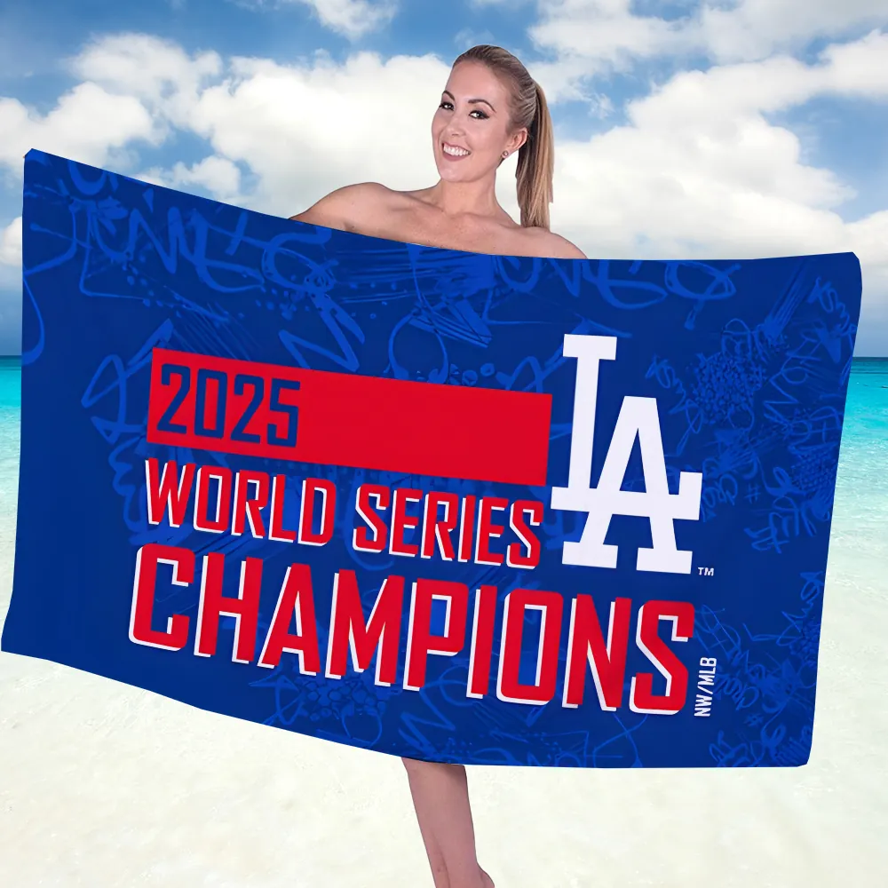 Premium MLB LAD World Series Beach Towel V2 NMD 031125 TTV