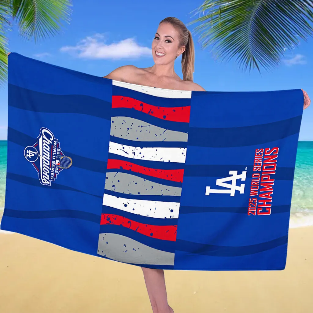 Premium MLB LAD World Series Beach Towel V3 NMD 031125 TTV