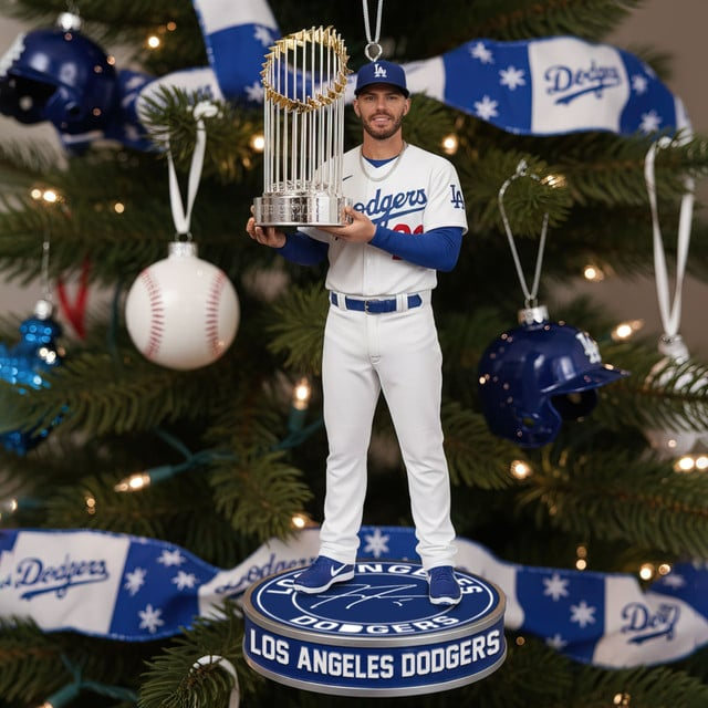 Premium MLB LAD World Series Ornament V11 NMD 031125 TTV