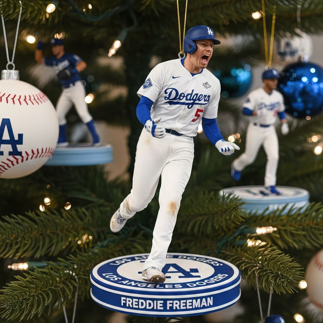 Premium MLB LAD World Series Ornament V7 NMD 031125 TTV