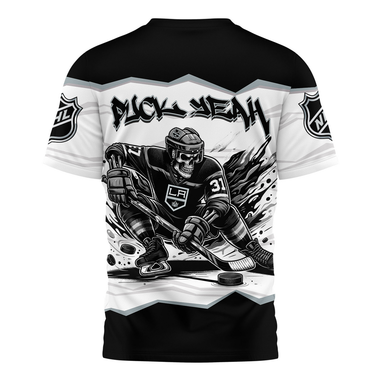 Premium NHL LAK Puck Yeah T-shirt V1 NMD TTV