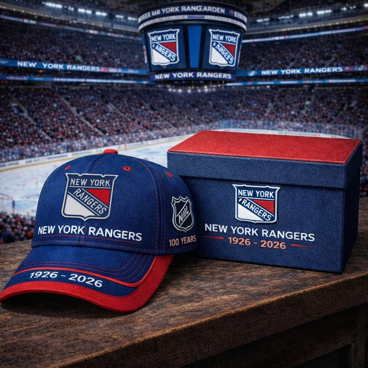 Premium NHL NYR Anniversary Hat V5 NMD NHT