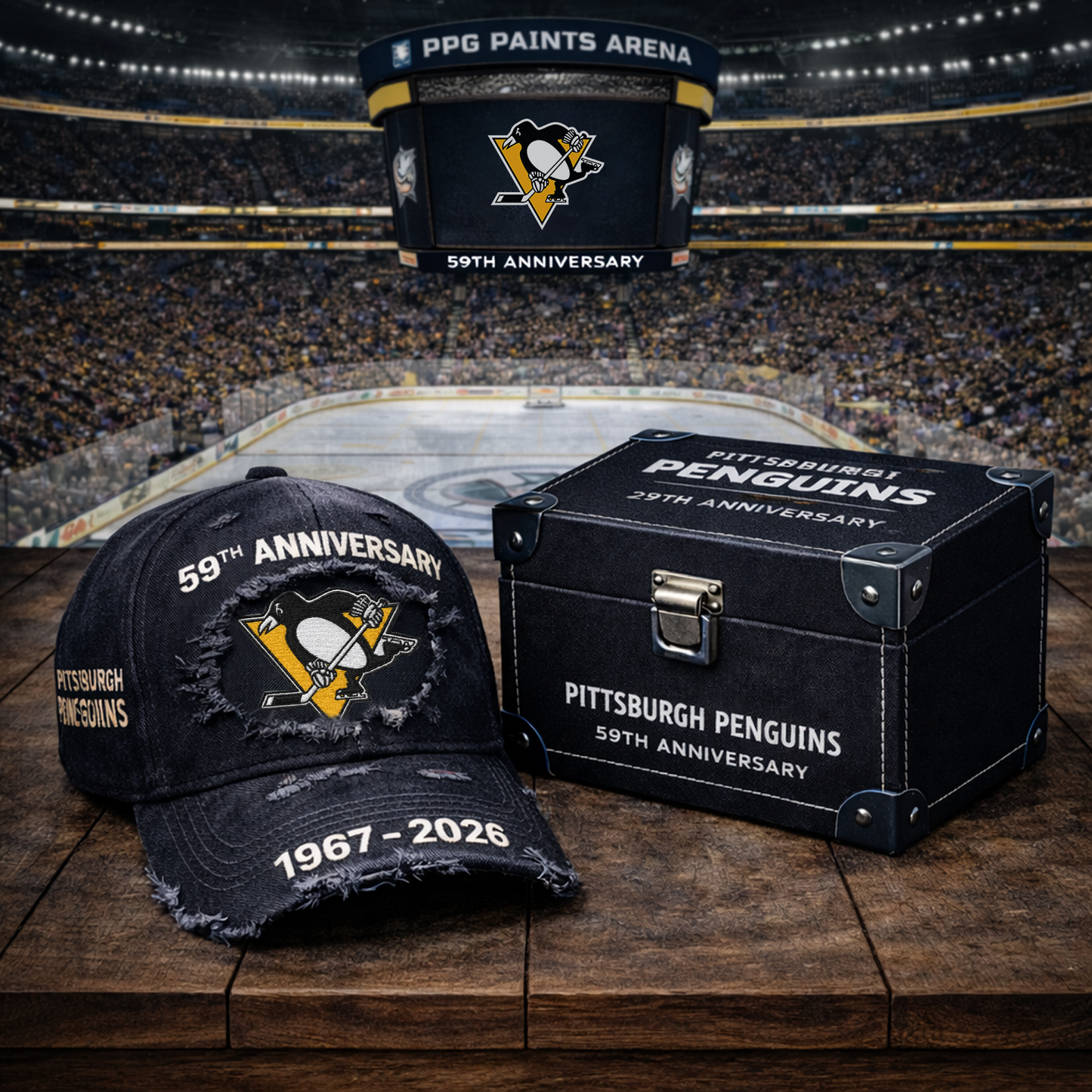 Premium NHL PP Anniversary Vintage Hat V4 NMD NHT