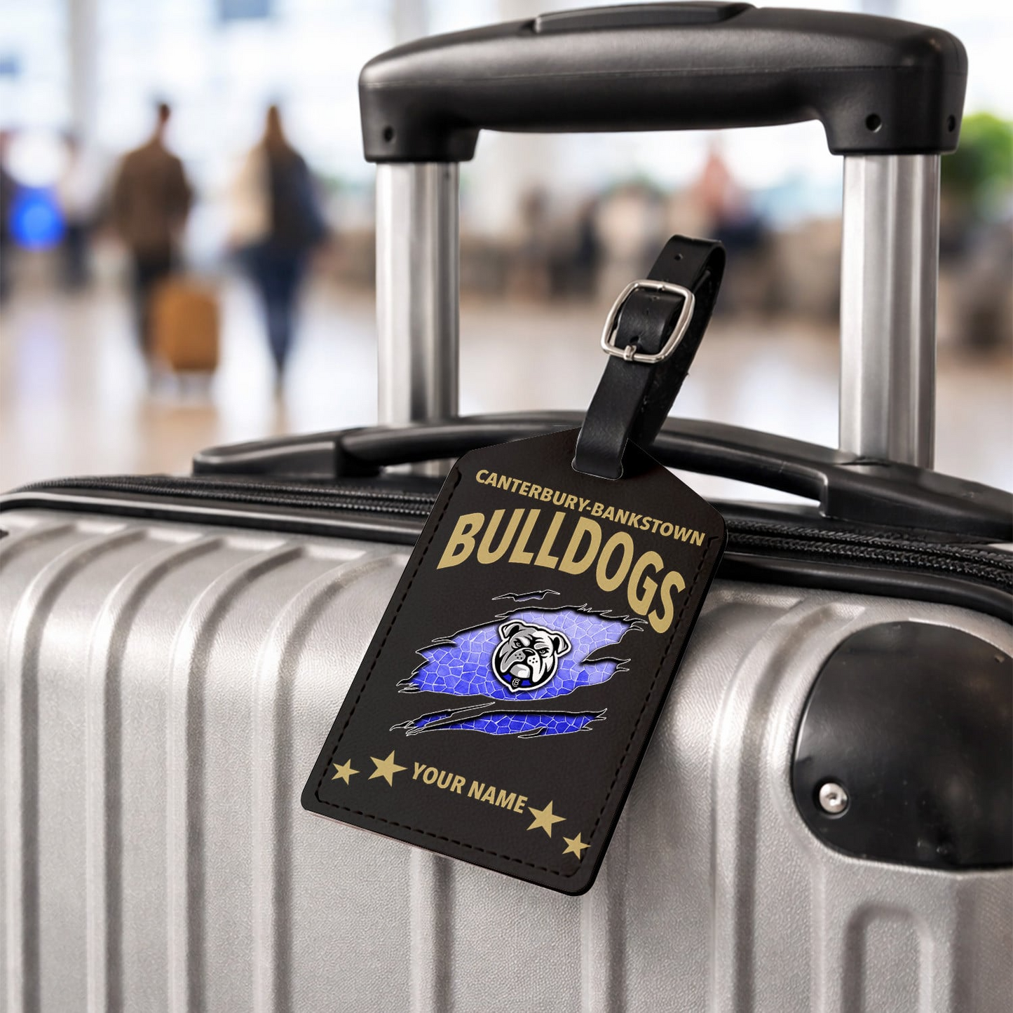 Premium NRL x CBBPersonalized Leather Luggage Tag NDT VHM
