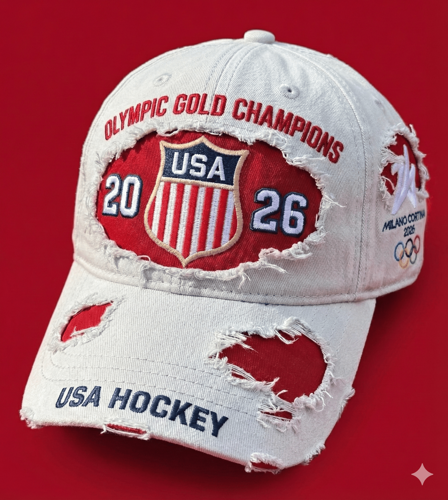 Premium Olympic USA Ice Hockey Champions 2026 Cap V3 NMD TTV
