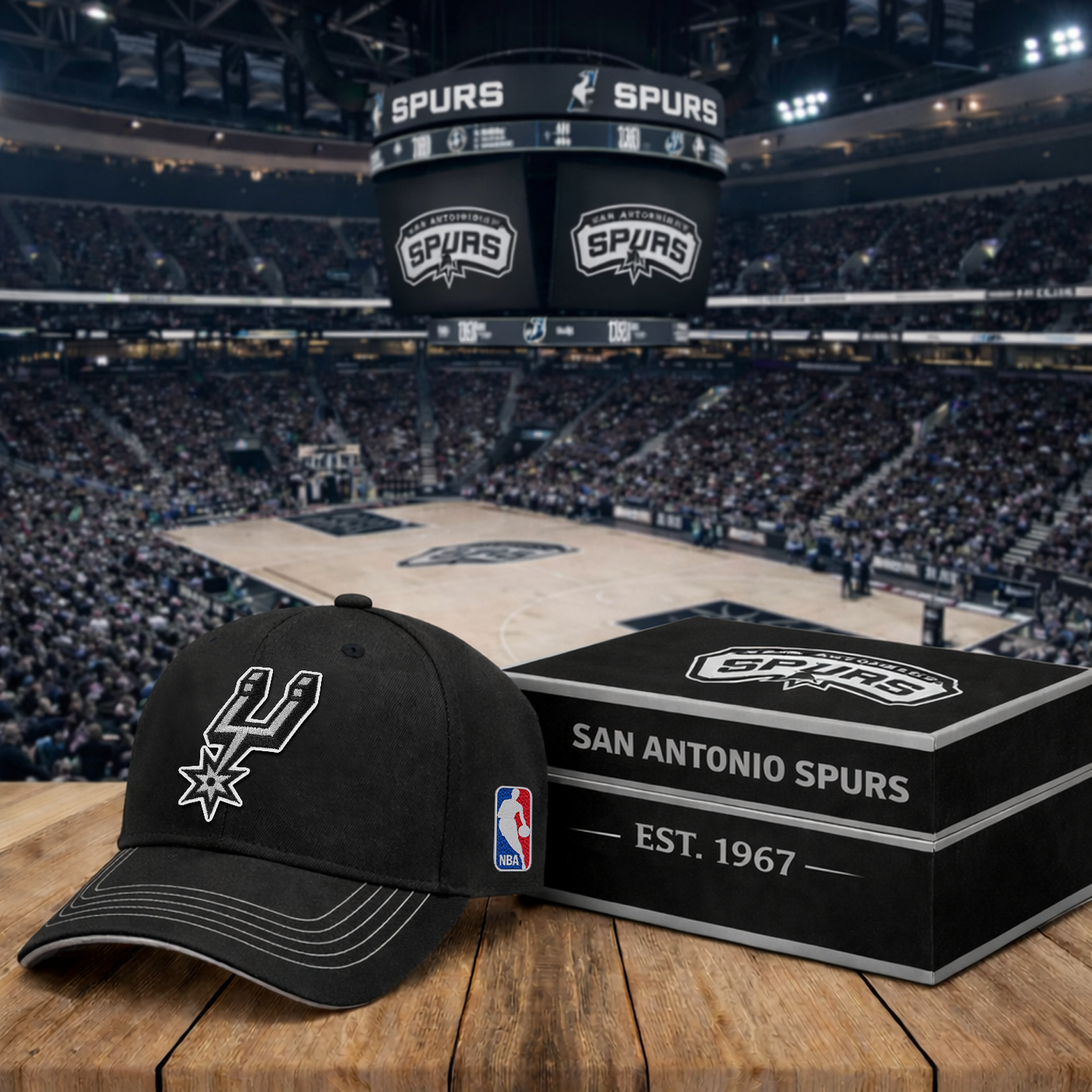 SAS x NBA Classic Fan Snapback Hat NAK NHT