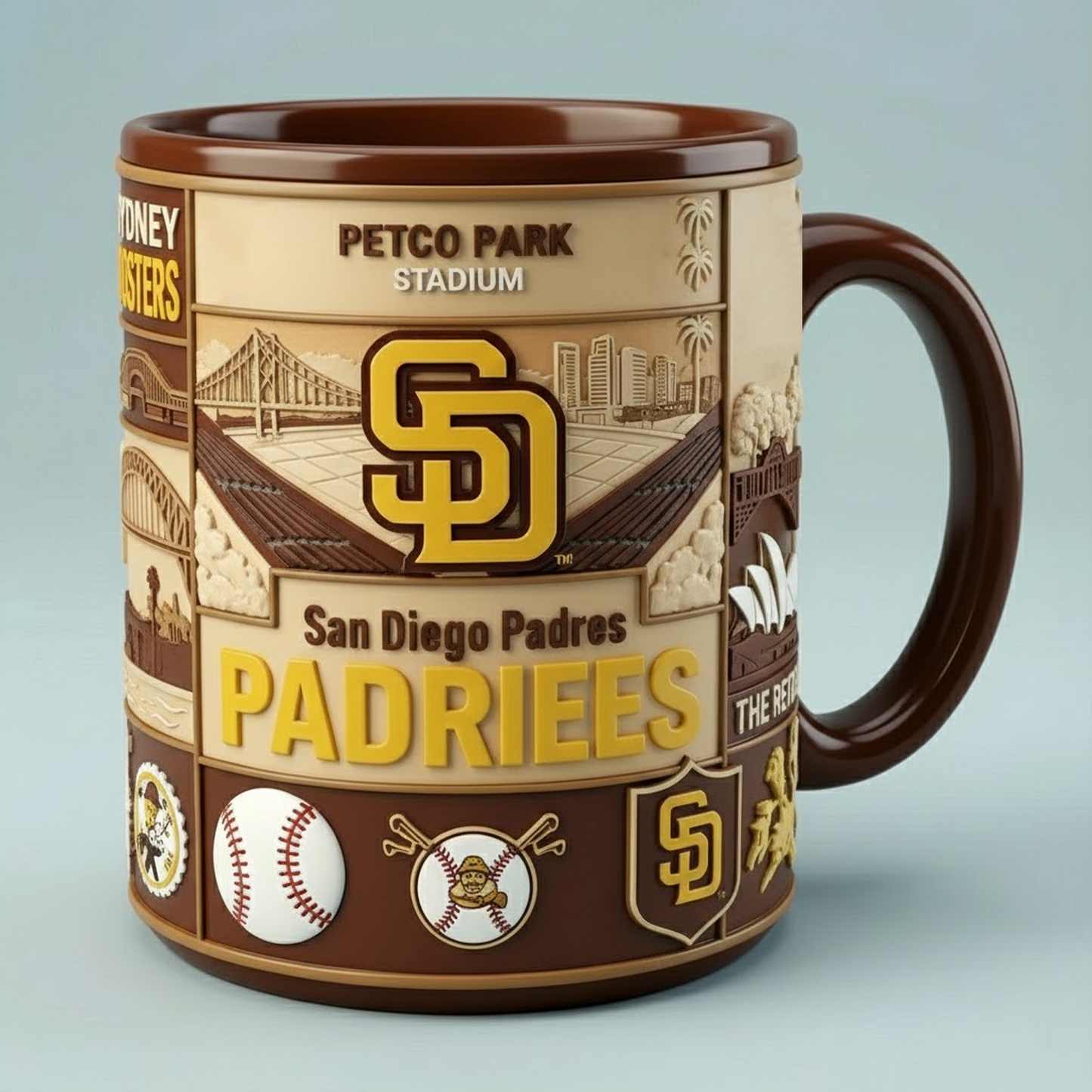 SD X MLB football team Mug Series - Limited Edition Collectible NAK NHT