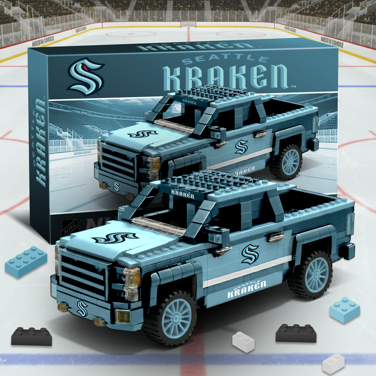 SEA NHL 3D Racing Truck Model Building Block Set V2 NAK PTTD