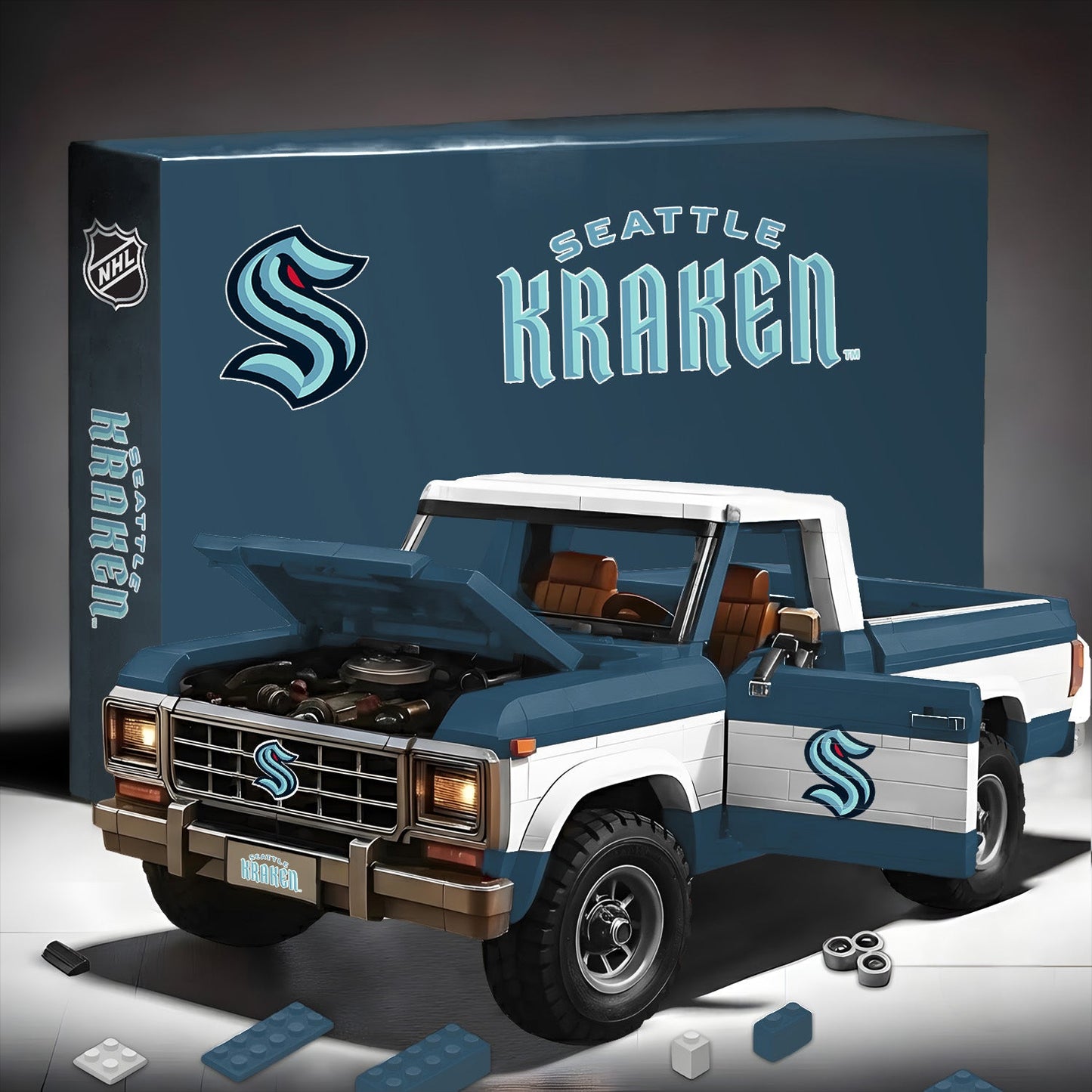 SEA x NHL 3D ford F150 buiding block Toy Set NDT LVH
