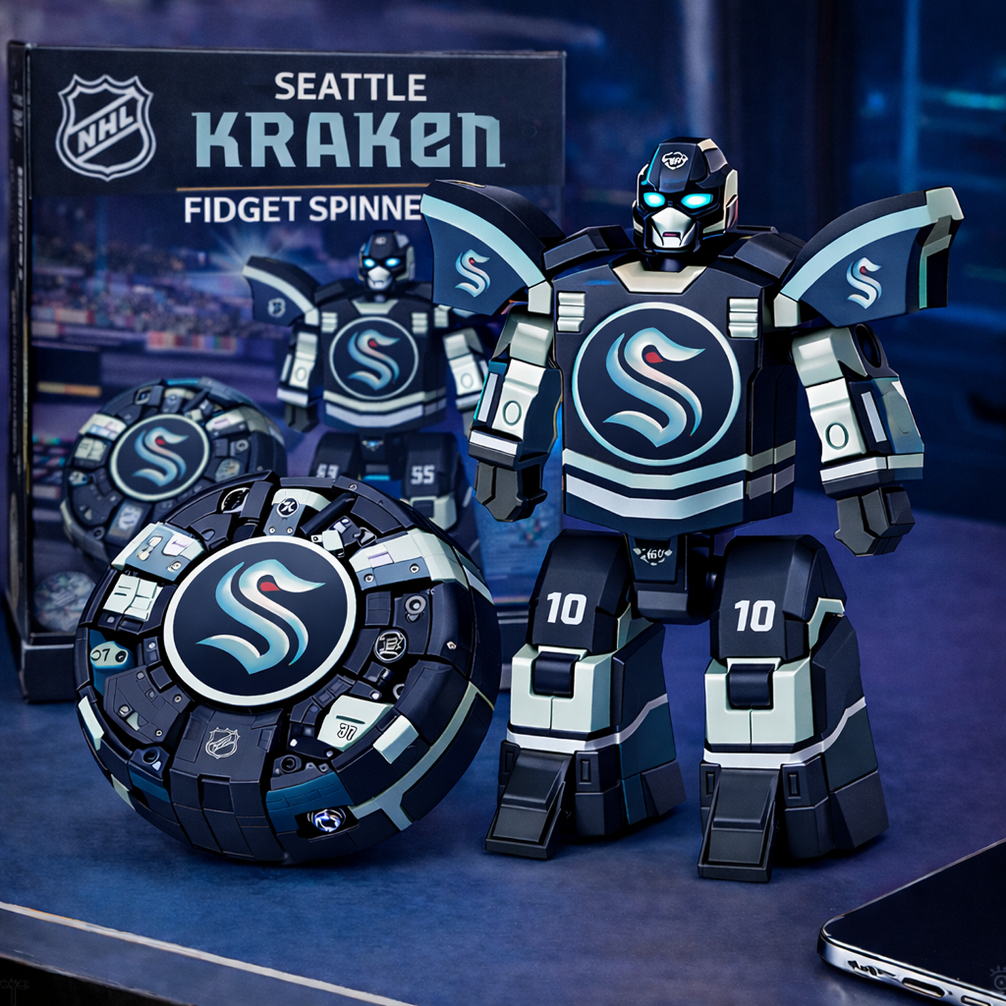 SEA x NHL Fidget Spinner DatND DVT