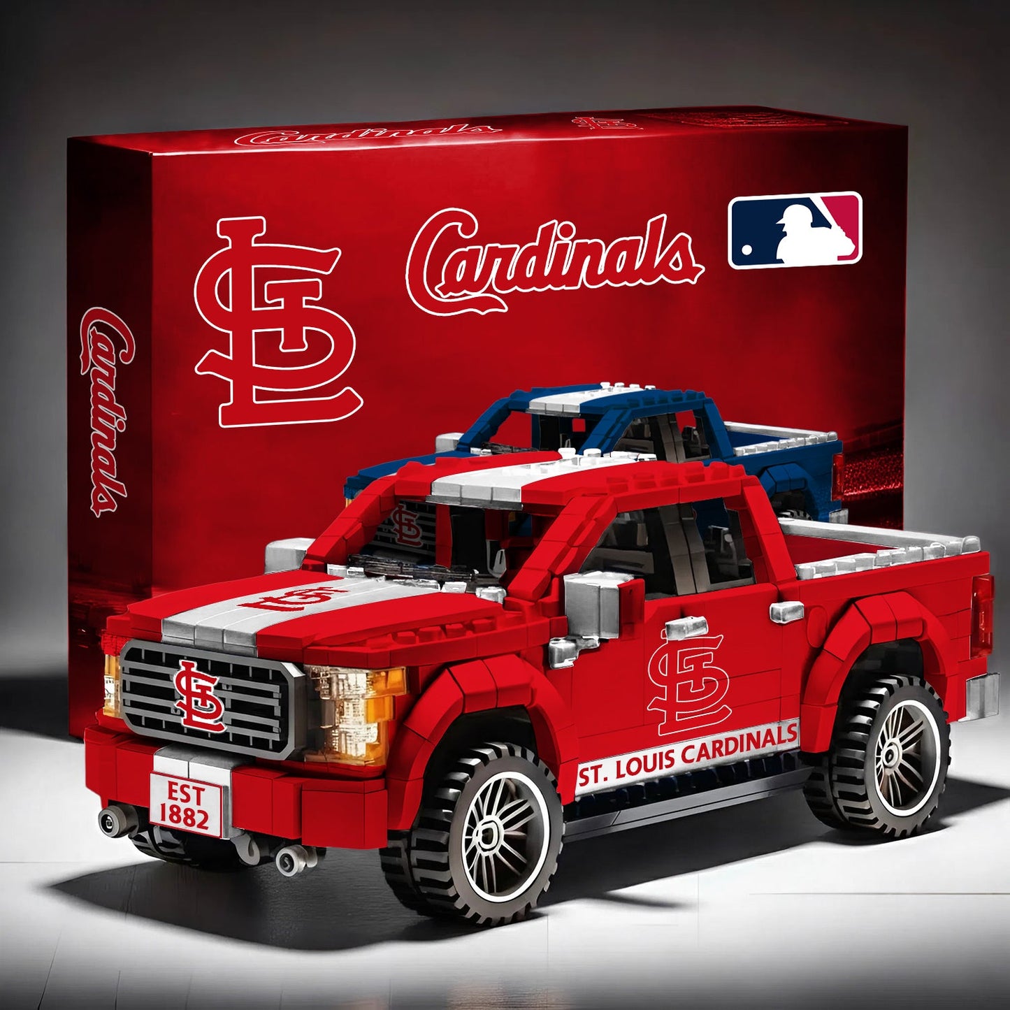 SLC x MLB 3D Racing Truck Model Building Block Set V1 NAK NHM