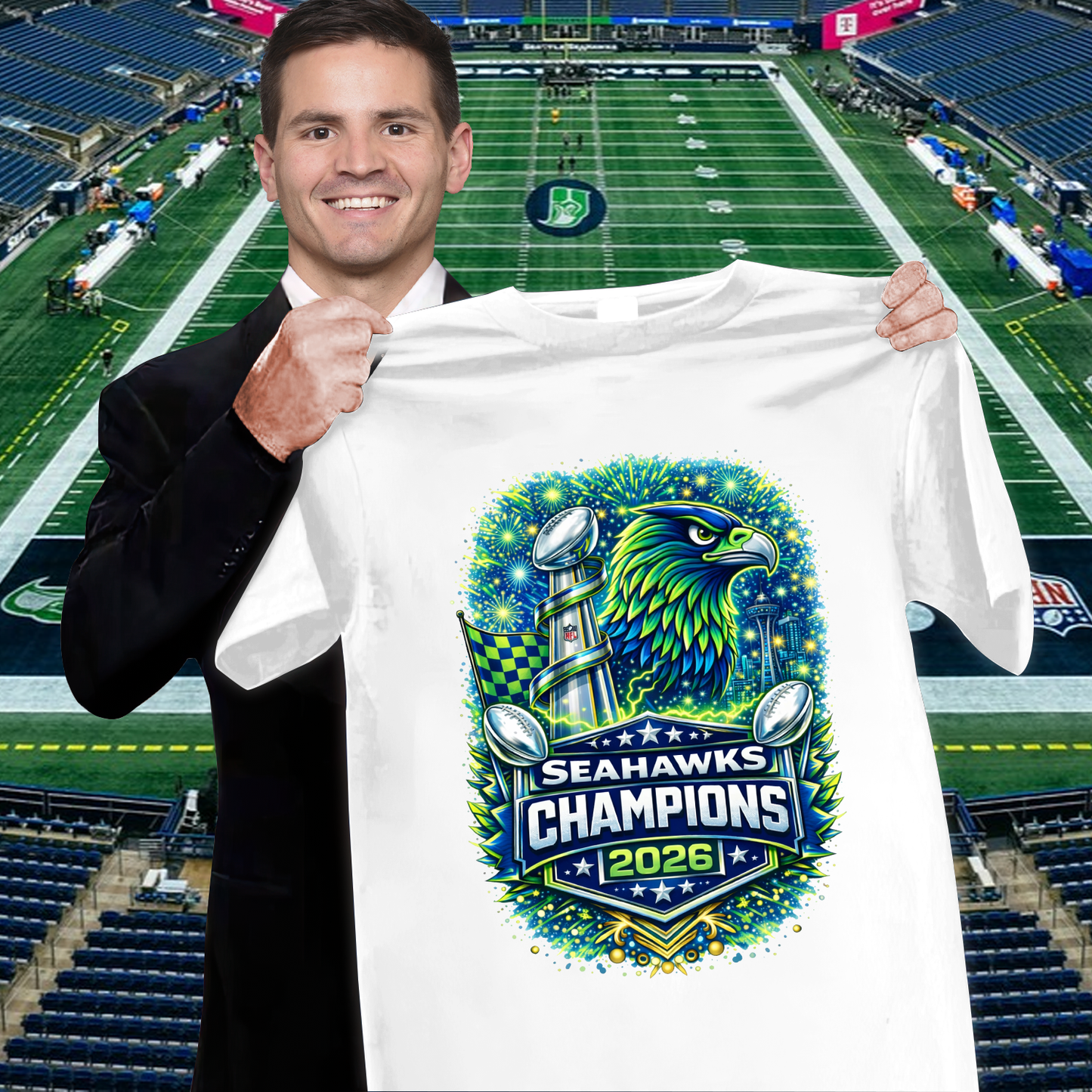 SS Super Bowl LX Champions V4 Shirt DDT NTL