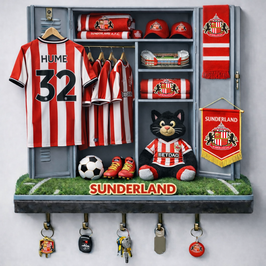 SUN x EPL Changing Room Personalized 3D Visual Effect Acrylic Key Holder DDT NTL