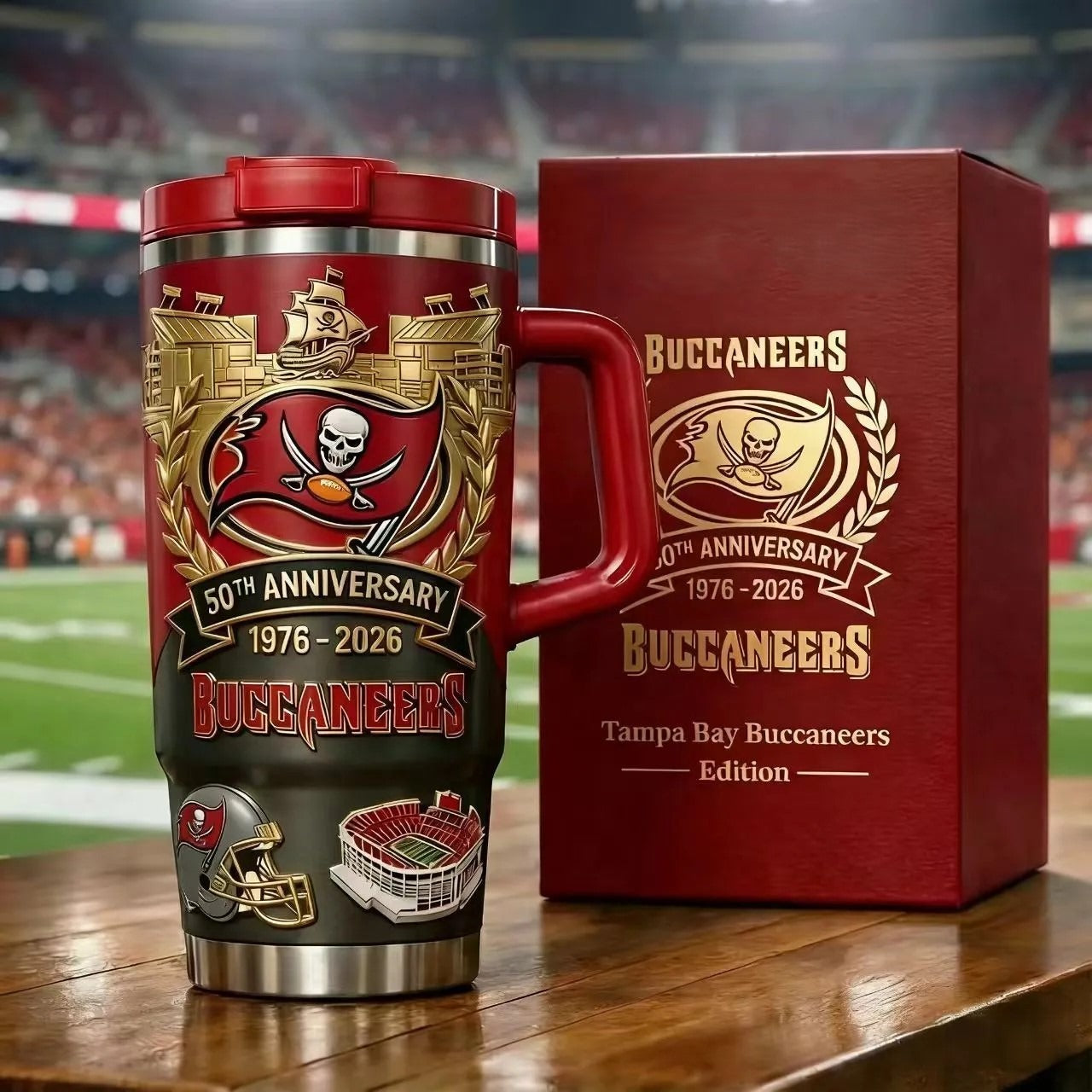 TB x NFL Legend Gridiron Milestone Tumbler NAK NHM