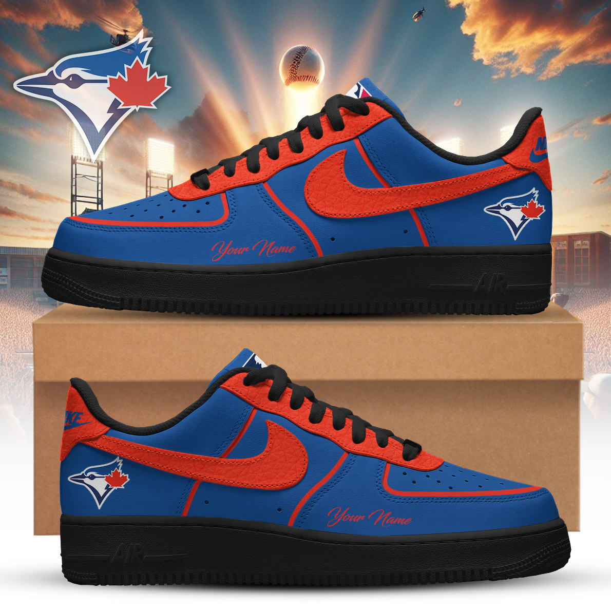 TBJ x MLB Premium Air Force 1 Orchard DDT CTND