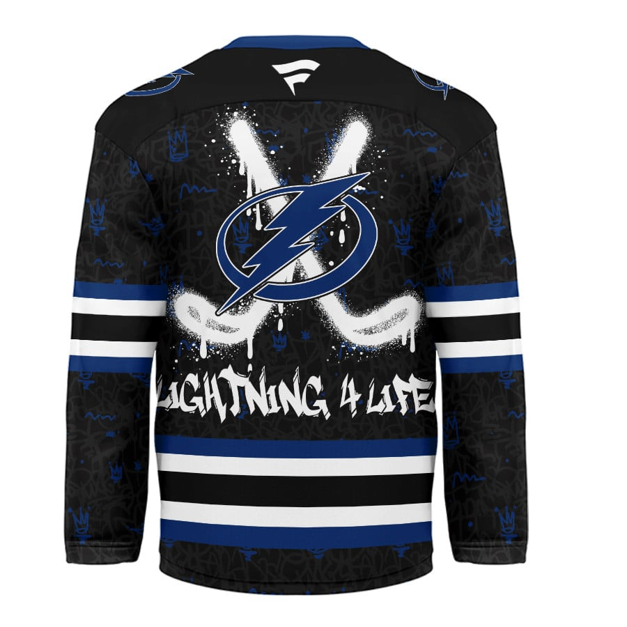 TBL Premium NHL Graffiti My Team 4 Life Hockey Jersey DDT NTL