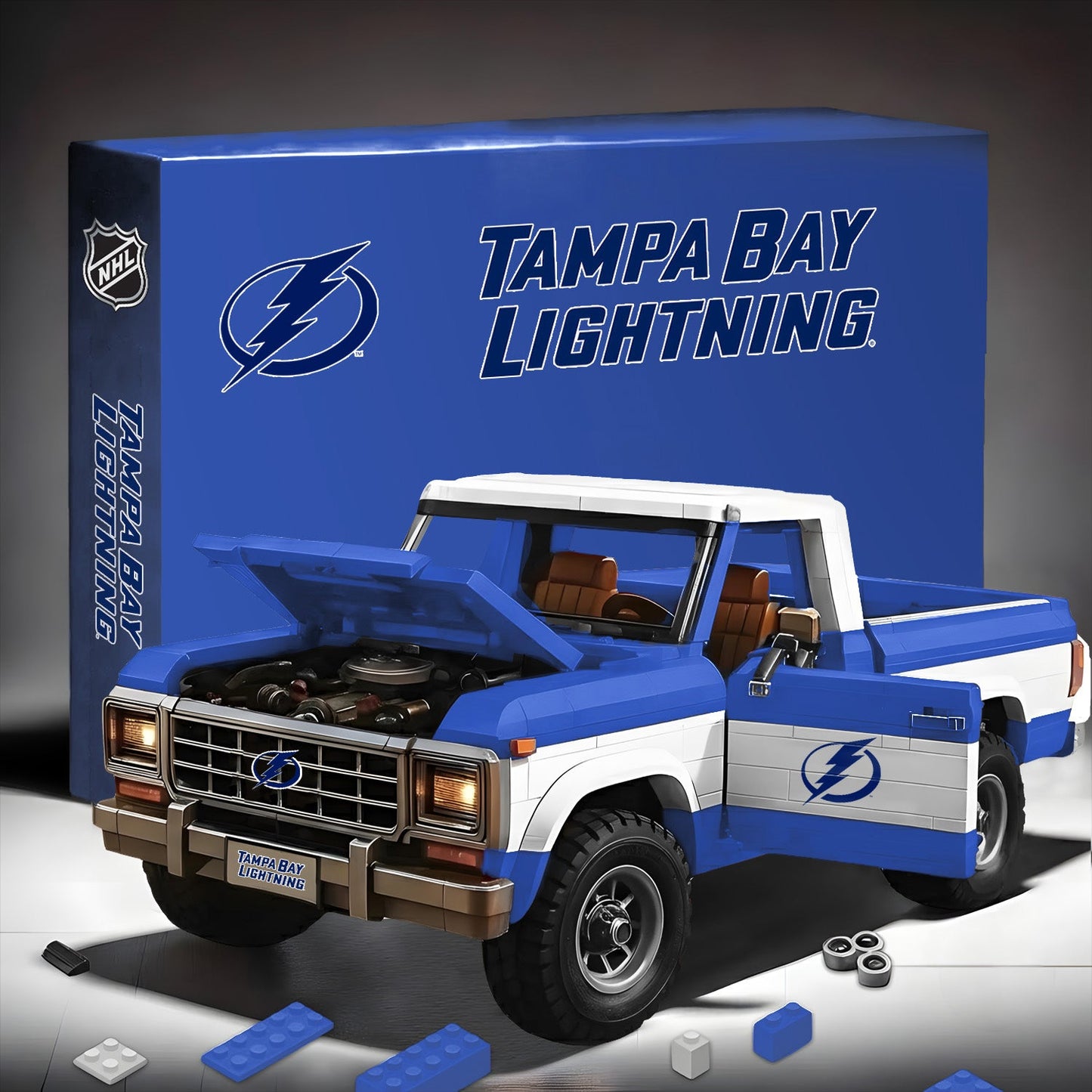 TBL x NHL 3D ford F150 buiding block Toy Set NDT LVH