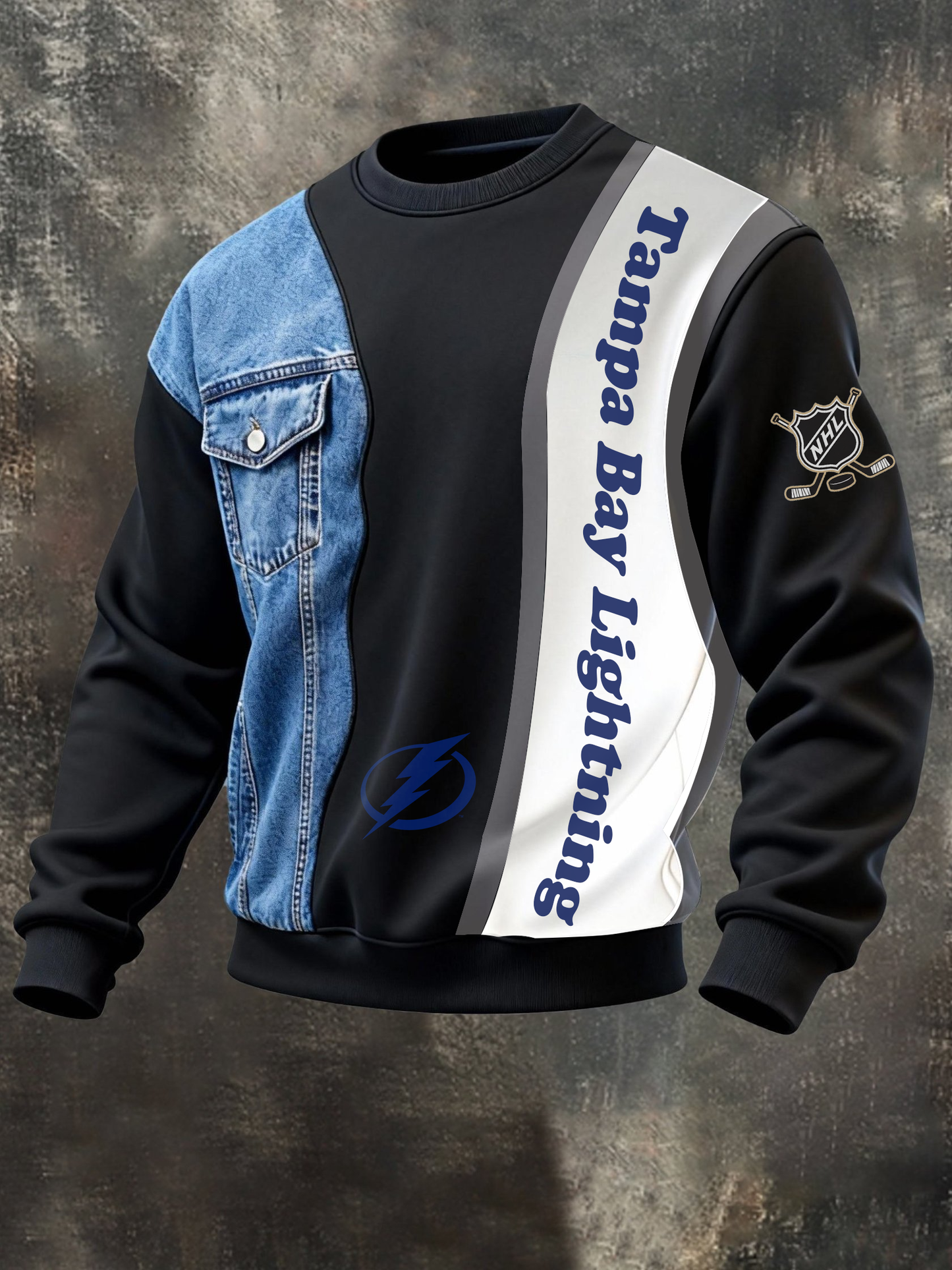 TBL x NHL Denim & Sporty Hybrid Jacket Line NAK CTKT