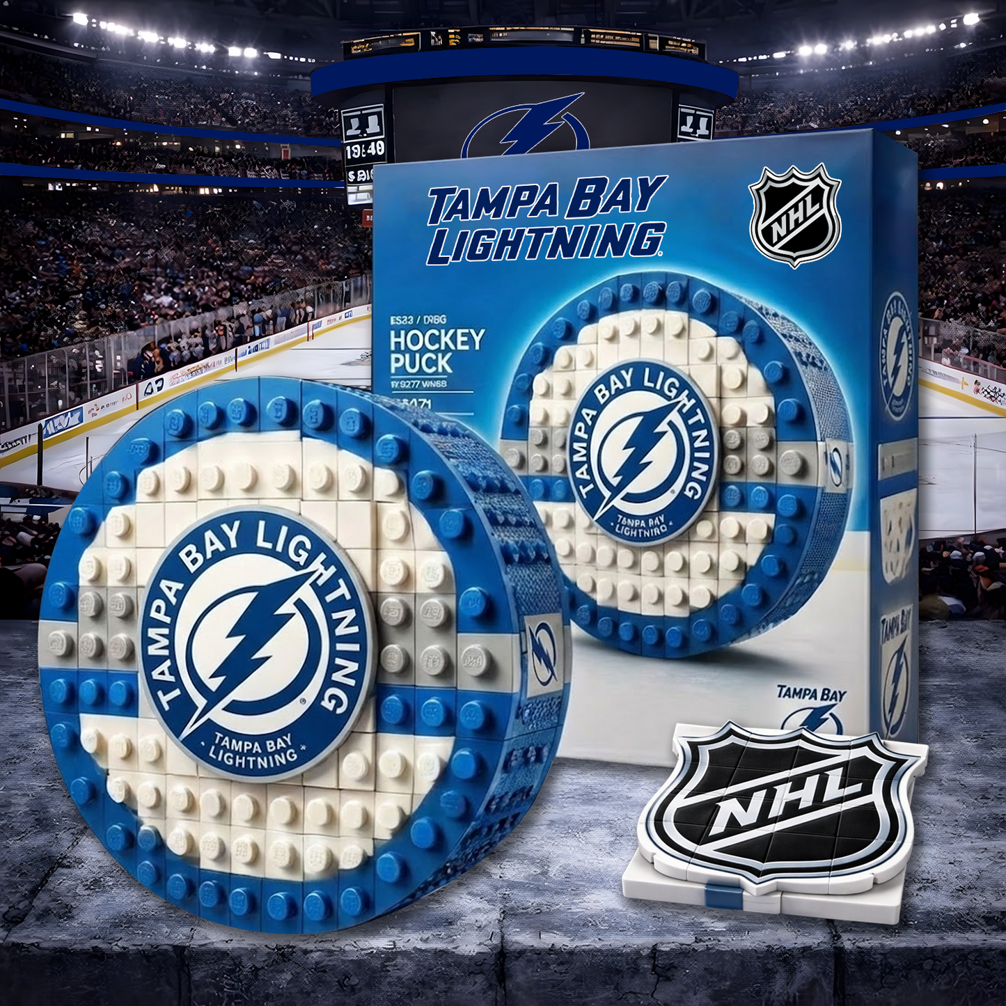 TBL X NHL Hockey Game Building Blocks NHT NAK