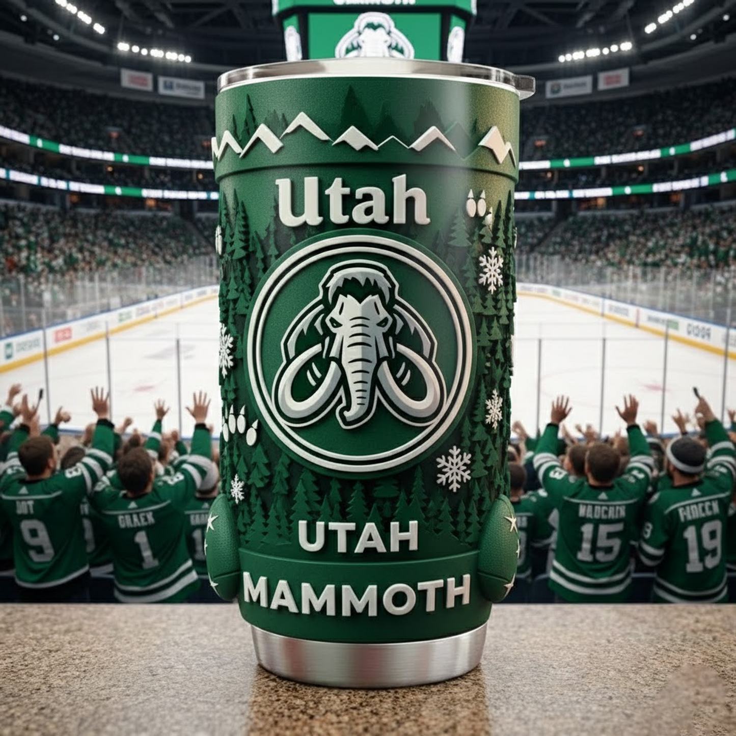UTM X NHL mascot-shaped thermal mug NAK NHT