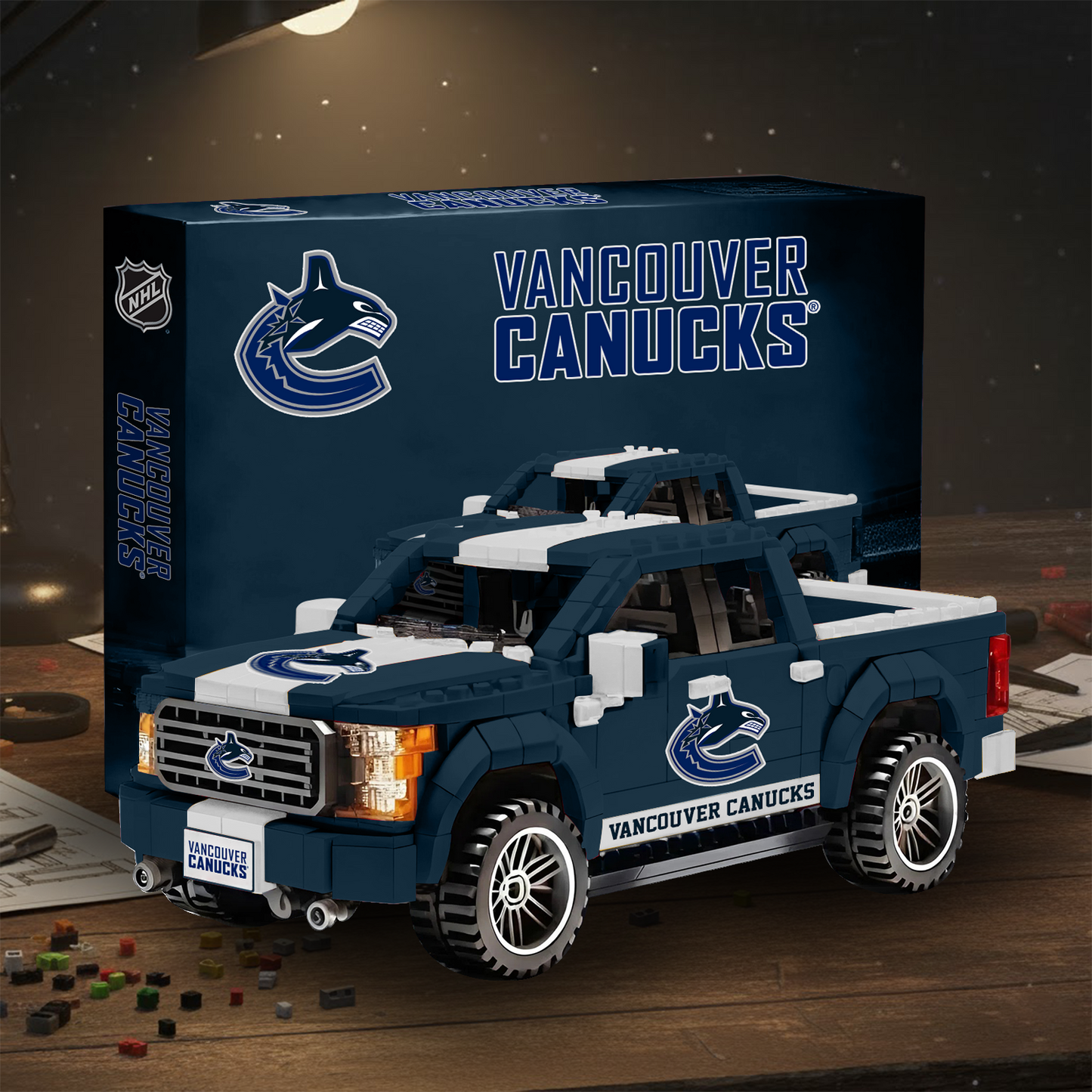 VC NHL 3D Racing Truck Model Building Block Set V2 NAK NHT