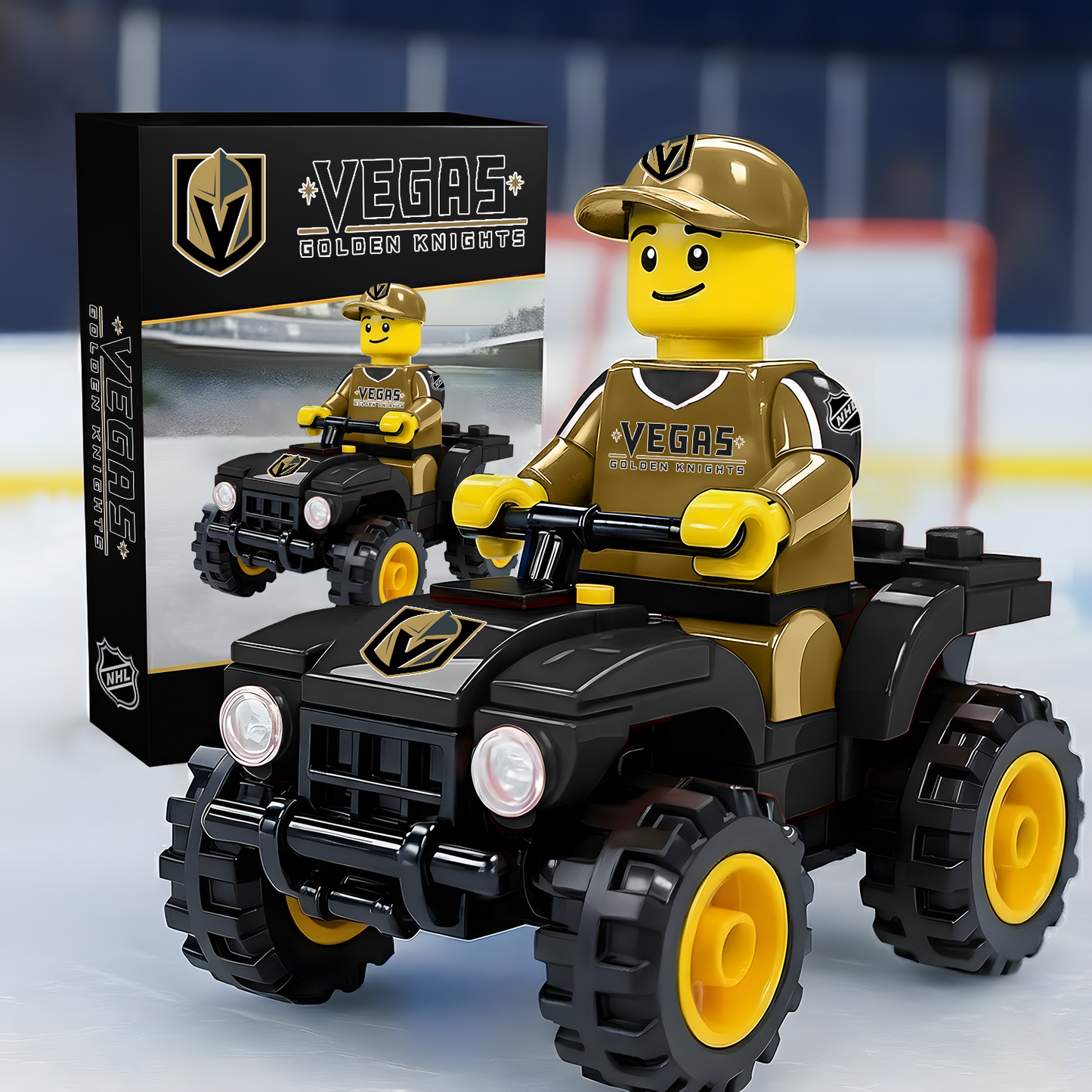 VEG X NHL Team Off-Road Vehicle Building Block Set NAK NHT