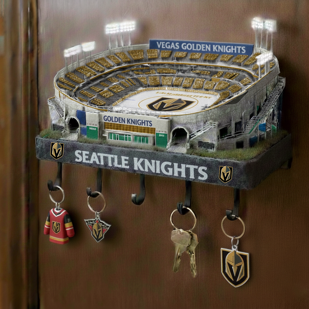 VGK x NHL Decorative Wall Key Organizer NAK CTKT