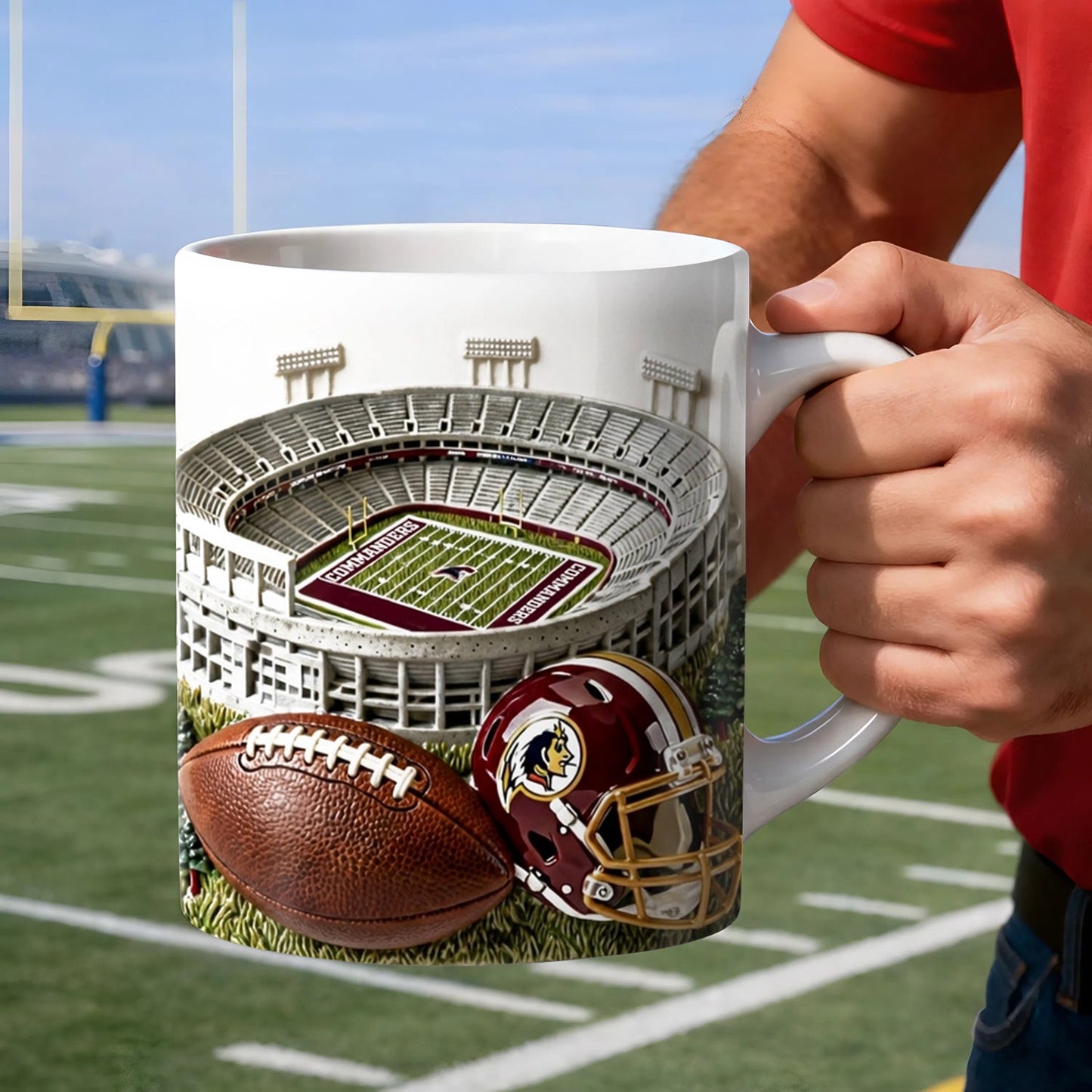 WAS x NFL Legend Stadium Game Day Mug NAK NHM