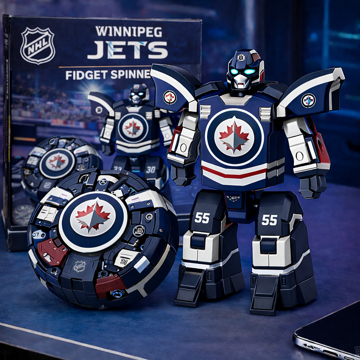 WPG x NHL Fidget Spinner DatND DVT