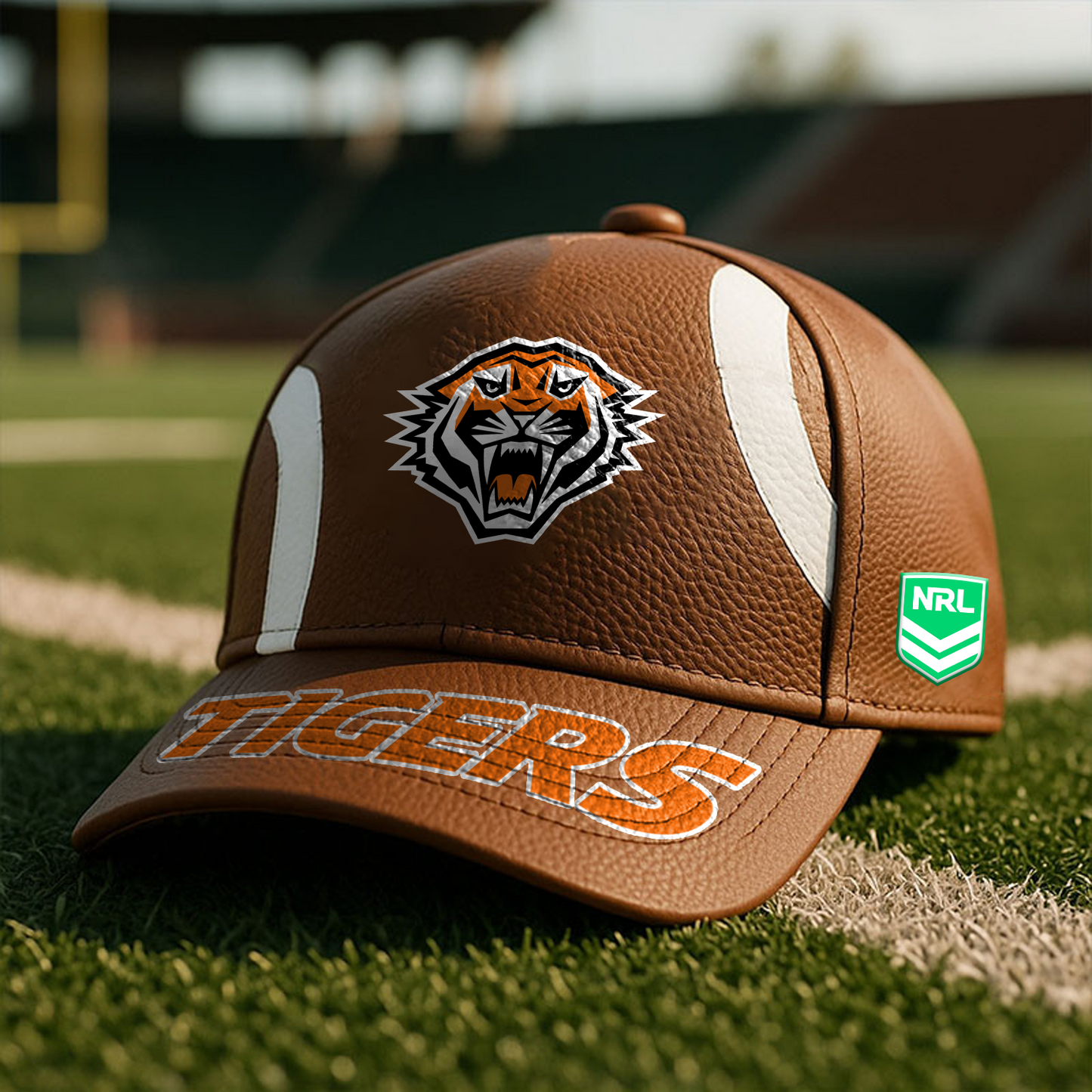 WST x NRL Football Special Brown Classic Cap DATND TANTD