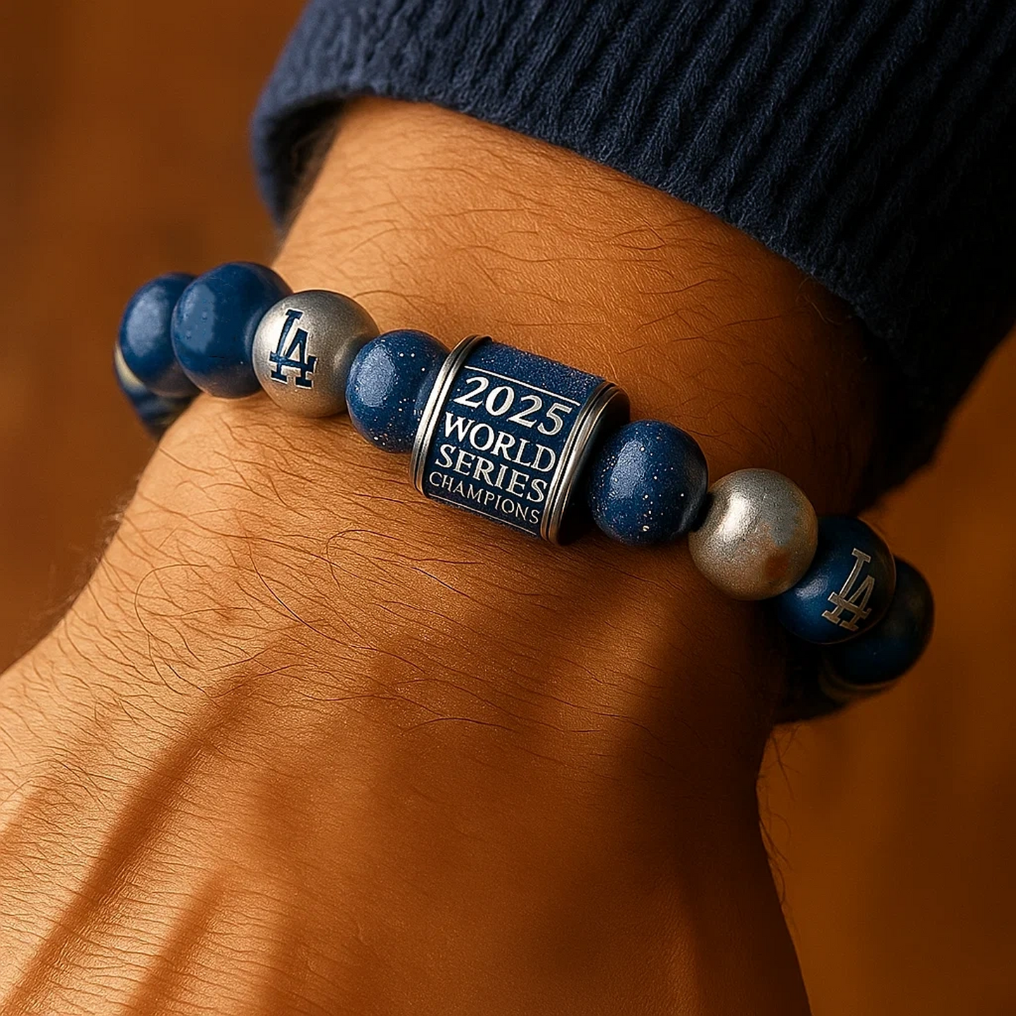 MLB 2025 LAD National Champion Commemorative Lucky Bracelet DatND DVT