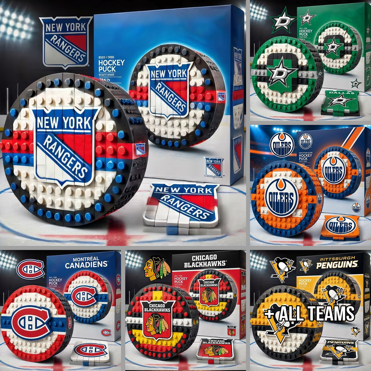 NHL Hockey Game Building Blocks 0512 DDT CTND