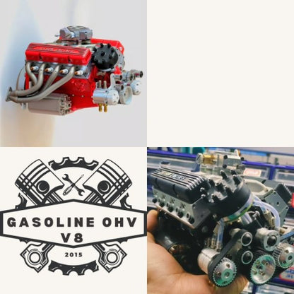 🎉Christmas Deals 50% OFF🔥 - Gasoline OHV V8 Small-block Engine Model Kits