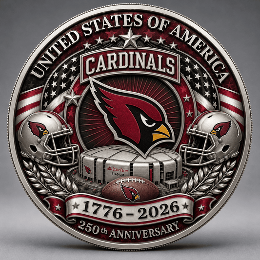 AC Premium NFL 250 Years Of Freedom Commemorative Coin DDT 090626 NTL