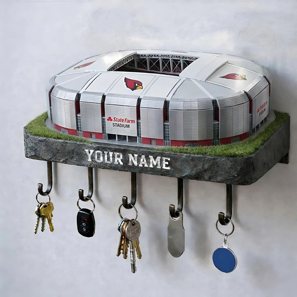 AC Stadium Premium NFL Wood Key Hanger DDT NHM