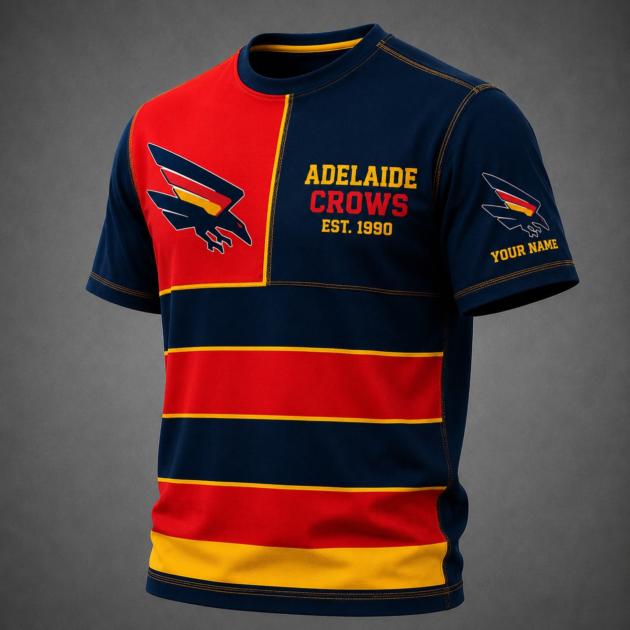 AC x AFL Premium Vintage All Over Print T-Shirt 3D Personalized Gift For True Fan