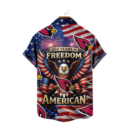 AC x NFL America 250th Anniversary Eagles Hawaiian Shirt  090626