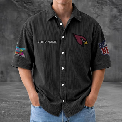 AC x NFL Men Seersucker Button Shirt DDT NTL