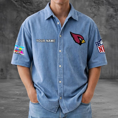 AC x NFL Men Seersucker Button Shirt DDT NTL