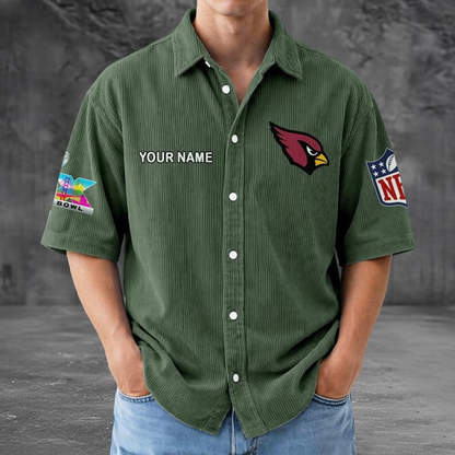 AC x NFL Men Seersucker Button Shirt DDT NTL