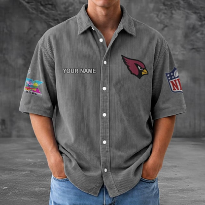 AC x NFL Men Seersucker Button Shirt DDT NTL