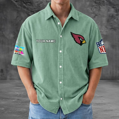 AC x NFL Men Seersucker Button Shirt DDT NTL