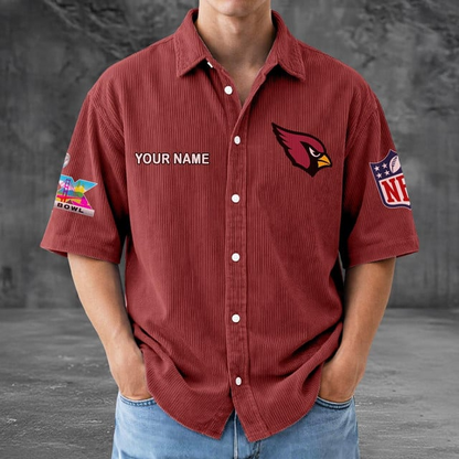 AC x NFL Men Seersucker Button Shirt DDT NTL