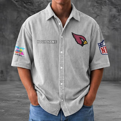AC x NFL Men Seersucker Button Shirt DDT NTL