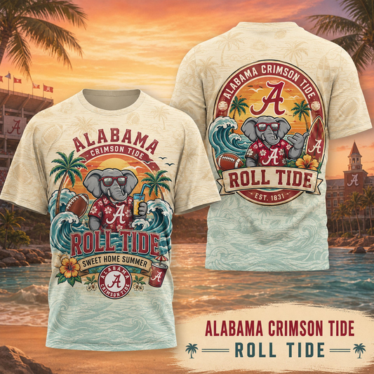 ACT Premium NCAA Summer 3D T-Shirt 100626